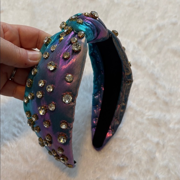 Iridescent Crystal-Embellished Headband - Picture 2 of 4